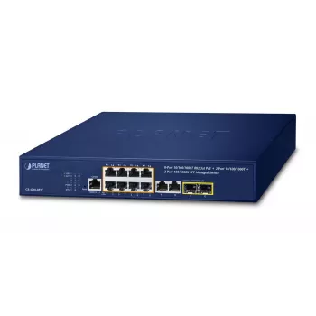 Switch gestionado PLANET GS-4210-8P2C 8 puertos L2/L4 Gigabit Ethernet PoE