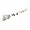 Módulo Keystone RJ45 conector hembra Cat.6A sin herramientas 90° DELOCK 90800