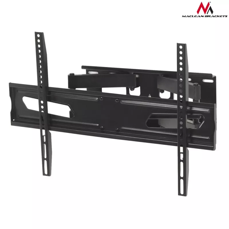 Maclean MC-723 B - soporte de pared para pantalla 37-70, 600x400 VESA, para máx. 40 kg, negro
