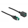Cable de extensión USB con alimentación DeLOCK 85980 12 V 1 m
