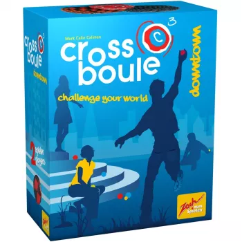 Crossboule Set Downtown, juego de habilidad azul/rojo