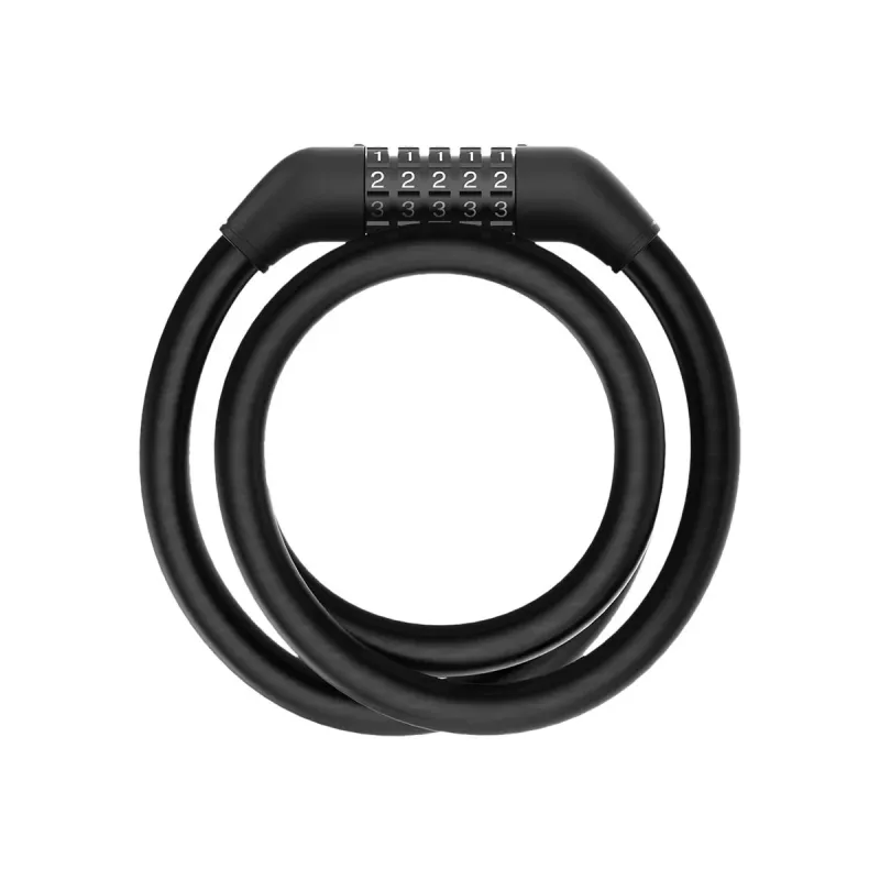 Candado de cable Xiaomi BHR6751GL para patinete, 1,2 m de longitud, 1,2 cm de diámetro, candado de combinación, negro