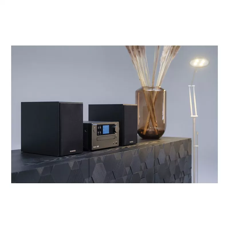 Microcadena de audio doméstico Kenwood M-725DAB-B 25 W negro (M725DABB)