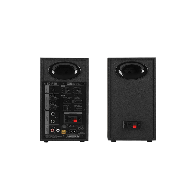 Edifier | Monitores de estudio activos | MR3 | 18W x 2 W | Bluetooth | Negro | ≥ 85 dB | Conexión inalámbrica