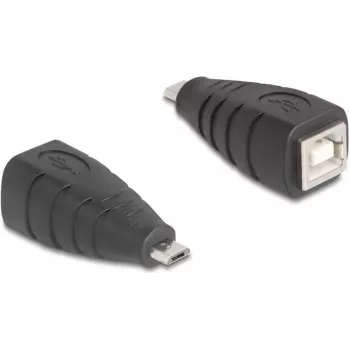 Adaptador de cable DeLOCK 67201 USB Type Micro-B a USB Type-B negro