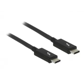 Cable Thunderbolt DeLOCK 84845 1 m 20 Gbit/s negro
