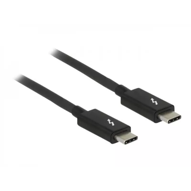 Cable Thunderbolt DeLOCK 84845 1 m 20 Gbit/s negro
