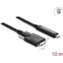 Delock 83632 cable óptico activo USB 10 Gbps, USB Type-C a Micro-B, 10 m