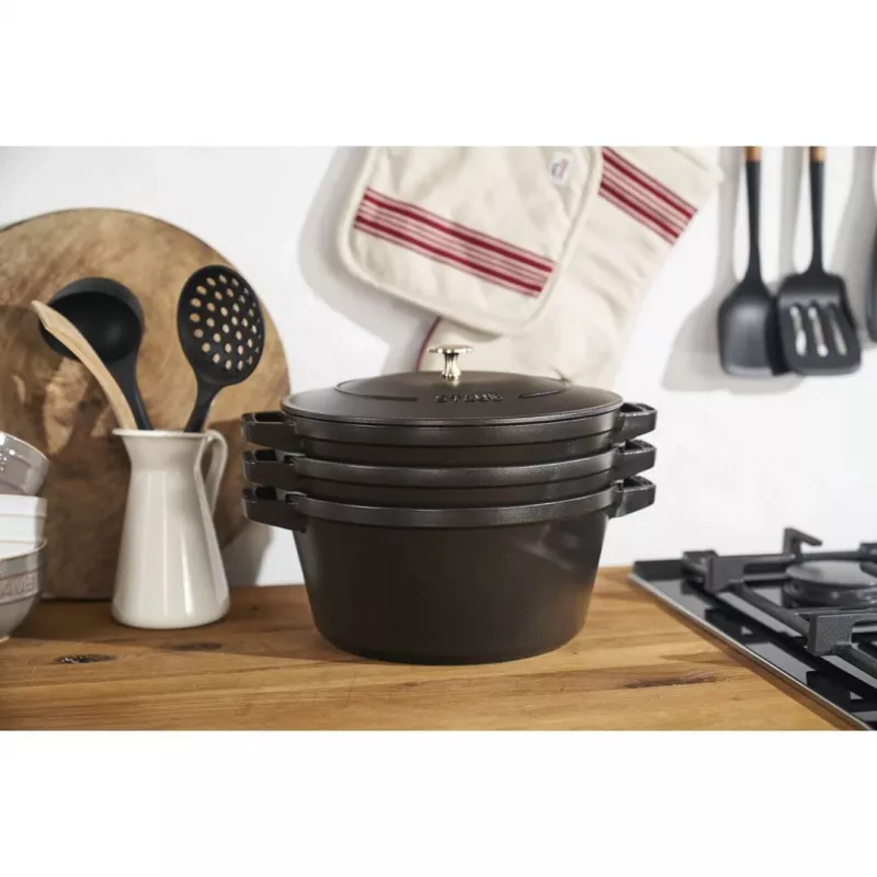 Staub La Cocotte 4,2 L olla redonda de hierro fundido