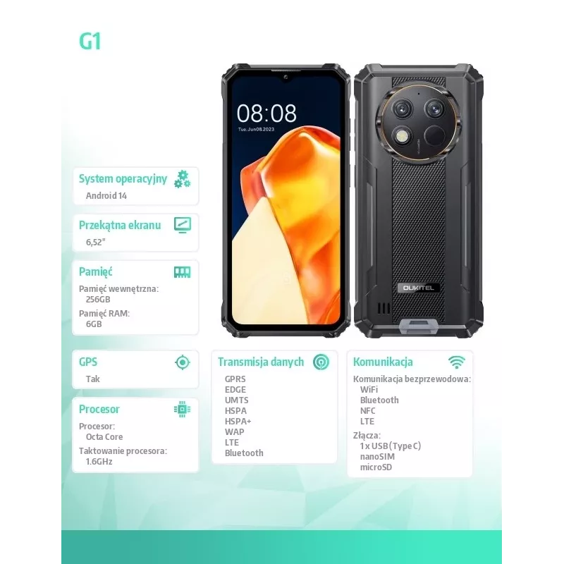 Smartphone Oukitel G1 6,52