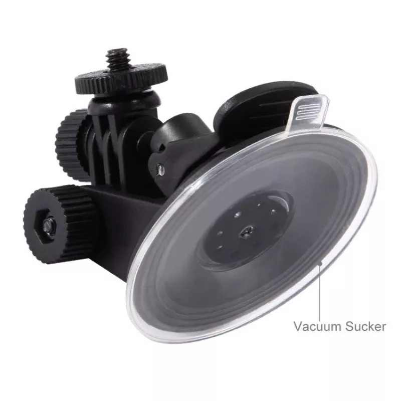 Puluz soporte para parabrisas de coche para cámaras de acción (incl. Osmo Action 5 Pro, Insta360 X5)