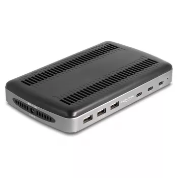 Estación de carga USB DeLOCK 3 x USB Type-C PD 3 x USB Type-A 112 W