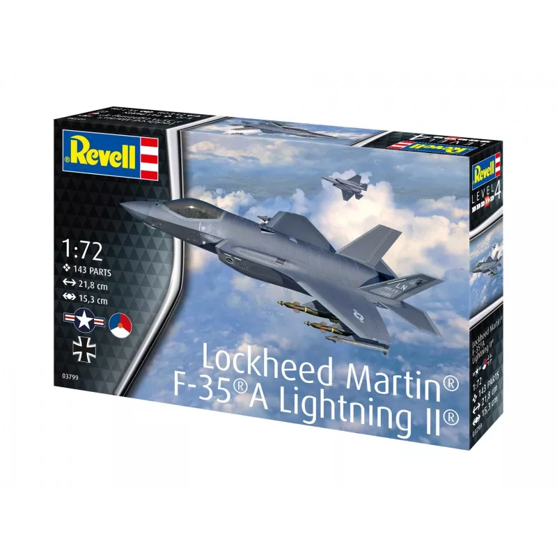 Maqueta de plástico Lockheed Martin F-35A Light 1/72