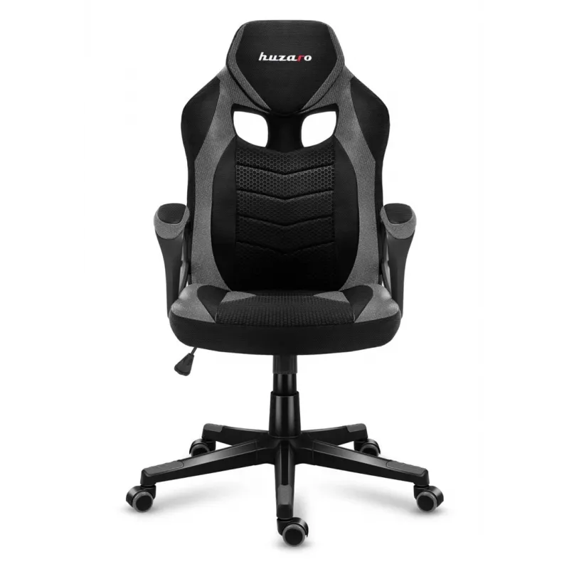 Silla gaming Huzaro FORCE 2.5 gris MESH, asiento de malla, negra, gris