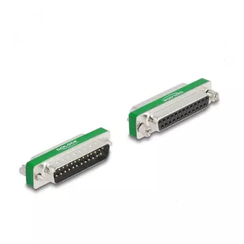 Filtro antiparasitario RF/EMI DeLOCK D-Sub de 25 contactos macho a hembra filtro paso bajo capacitivo
