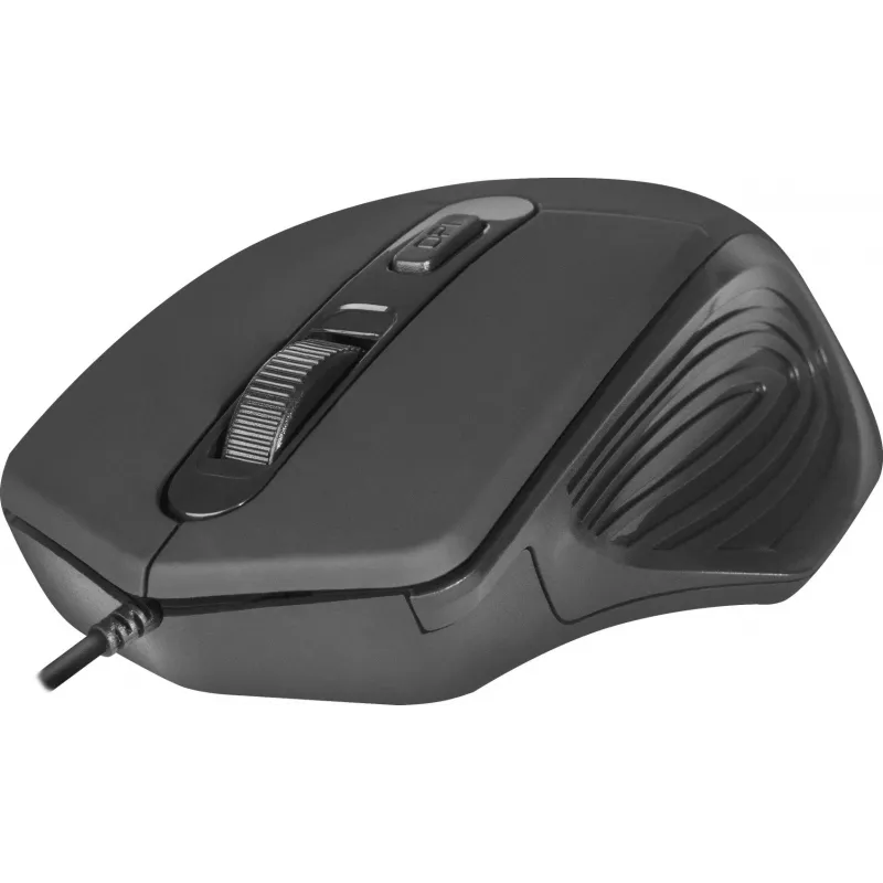 Ratón óptico Defender DATUM MB-347 negro 1600dpi 4P