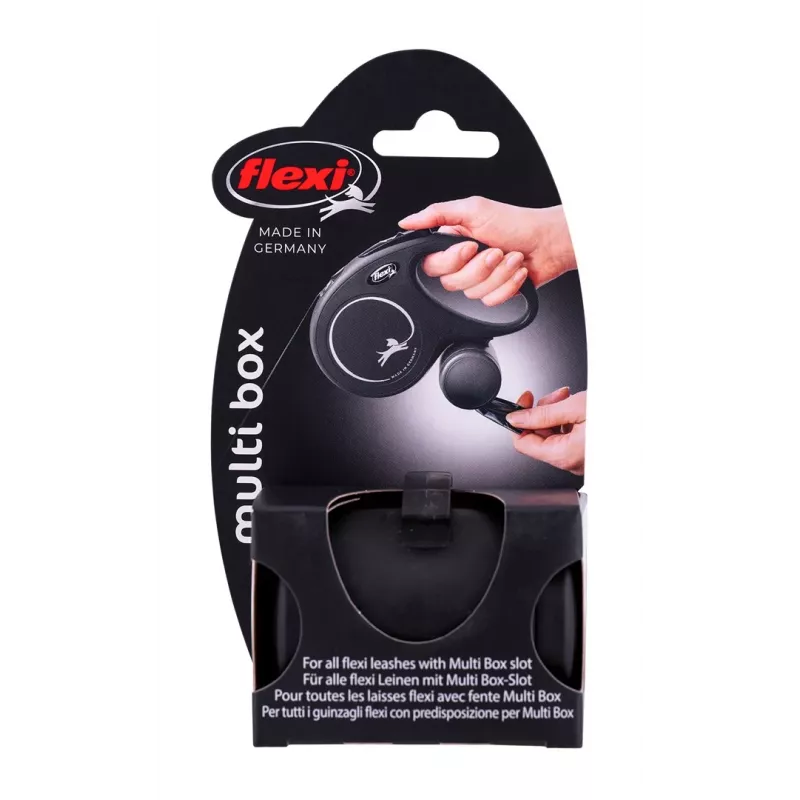 Flexi Vario Multi Box contenedor universal para comida o bolsas, negro