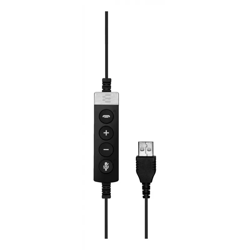 EPOS IMPACT SC 230 USB MS II Mono auriculares con micrófono USB-A con control de llamadas en línea certificado por Microsoft (1000578)