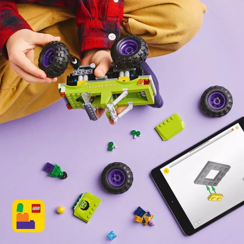 LEGO MARVEL 76312 El camión de Hulk vs. Thanos