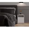 Mesita de noche GALAX 30/1D blanco