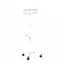 Soporte de suelo para TV Gembird con ruedas para 32–55 pulgadas, blanco, VESA 100x100–400x400, 30 kg