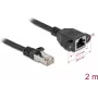 Cable de red DeLOCK 90776 negro 2 m Cat6a S/FTP RJ-45