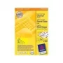 Etiquetas autoadhesivas AVERY color amarillo 70 x 37 mm