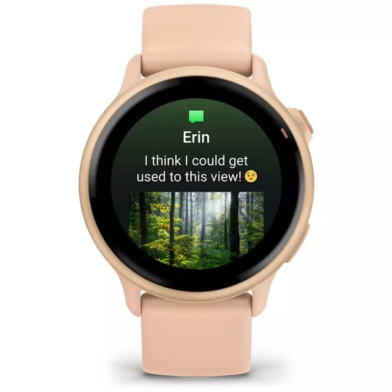 Garmin vívoactive 6 3,05 cm (1,2) AMOLED 42 mm Digital 390 x 390 píxeles Pantalla táctil Rosa Wi-Fi GPS (satélite)