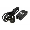 Fuente de alimentación POE Extralink POE-48-24W, 48V, 0,5A, 24W, cable incluido