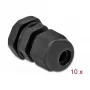 Prensaestopas DeLOCK 60192 negro plástico 10 uds.
