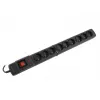 Protección contra sobretensiones Armac M9/15/CZ negro 9 tomas AC 250V 1,5m