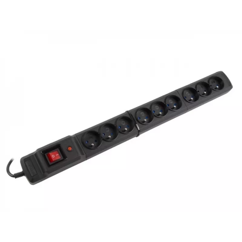 Protección contra sobretensiones Armac M9/15/CZ negro 9 tomas AC 250V 1,5m