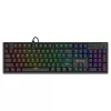 SAVIO STYX teclado mecánico gaming, interruptores Outemu Red, hot-swap, tamaño completo, distribución US, RGB, USB con cable, cable de 1,5 m, negro