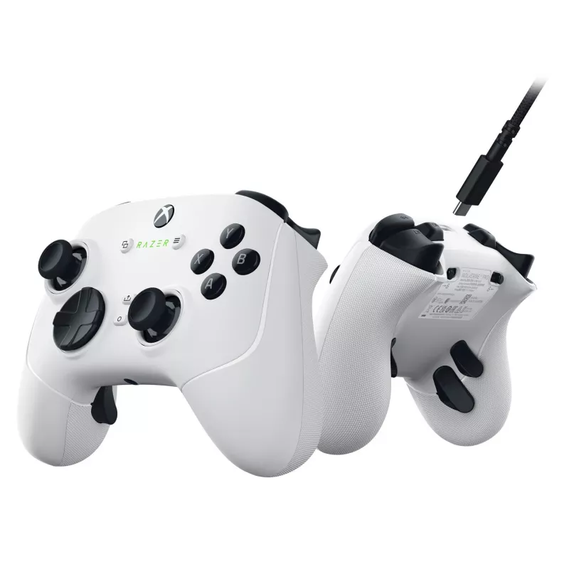 Mando Razer Wolverine V3 Pro blanco USB analógico PC Xbox Series S X