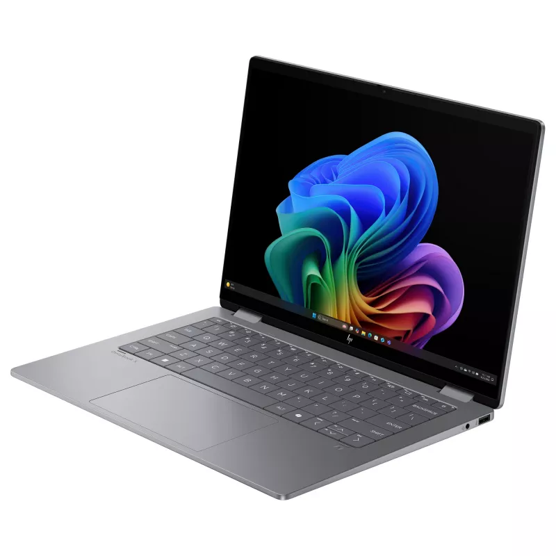 HP OmniBook X Flip Next Gen AI portátil 14-fm0056ng - diseño convertible - Intel Core Ultra 5 226V / 2,1 GHz - Win 11 Home - Arc Graphics 130V - 16 GB RAM - 512 GB SSD NVMe - 35,6 cm (14 inch)