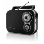 Muse | M-051R | Radio de bolsillo de 2 bandas | Negro