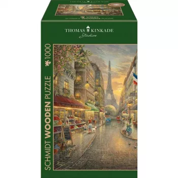 Puzzle de madera Thomas Kinkade Studios: París pintoresco (1000 piezas)