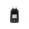 Fuente de alimentación PoE Extralink POE-24-12W 24V 0,5A 12W conector macho de pared para interior, negro