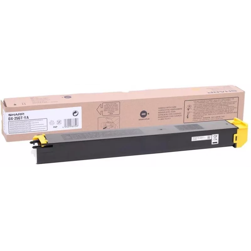 Sharp DX25GTYA cartucho de tóner 1 ud. original amarillo