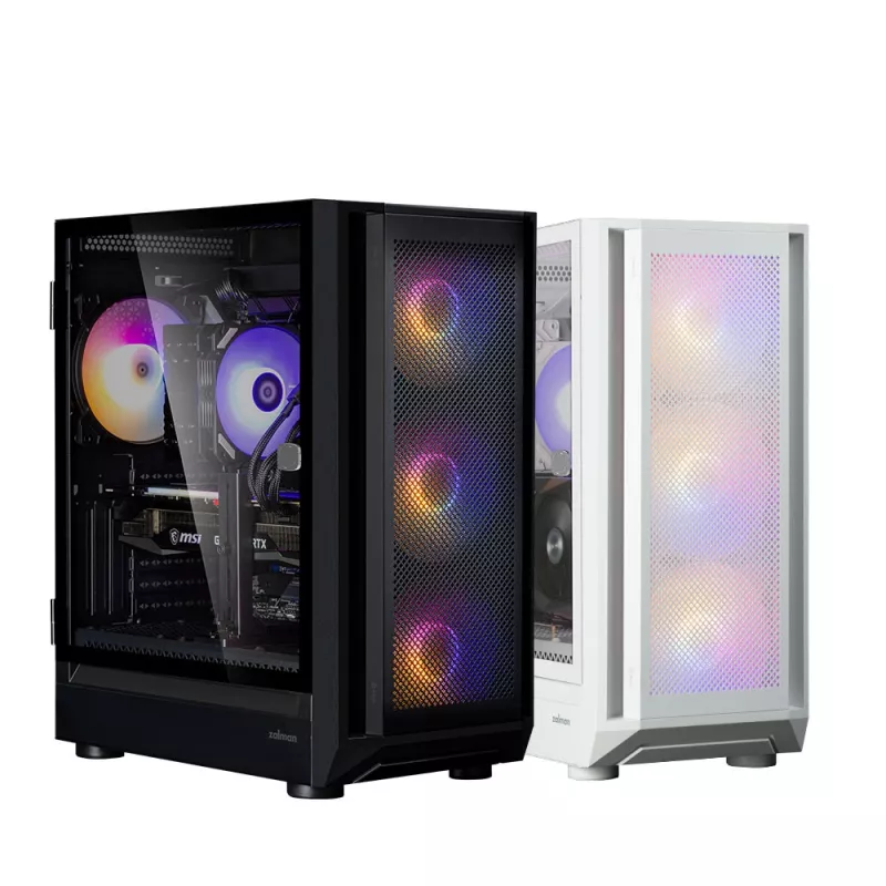 Caja de ordenador Zalman i6 negra, ATX, negra