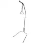 Mástil para cama MDH LIFT ROUND POLE regulable en altura — acero, gris claro, montaje en suelo, ancho 73 cm, fondo 71 cm, altura 196 mm
