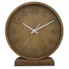 Reloj de pared NeXtime 5192gs Wood Wood Small, 22x20 cm, pared, madera, gris