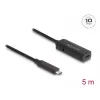 Cable USB DeLOCK 80028 5 m USB-C negro