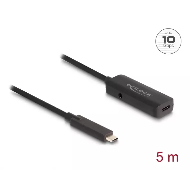 Cable USB DeLOCK 80028 5 m USB-C negro