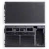 Caja de PC Jonsbo D32 STD + refrigeración líquida completa TRYX PANORAMA SE, ARGB - 240 mm, negro