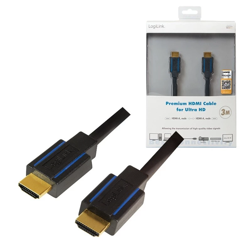 Cable HDMI LogiLink CHB005 3 m