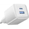 Vention 30W - Cargador con tecnología GaN, 1x USB-A, 1x USB-C (blanco)