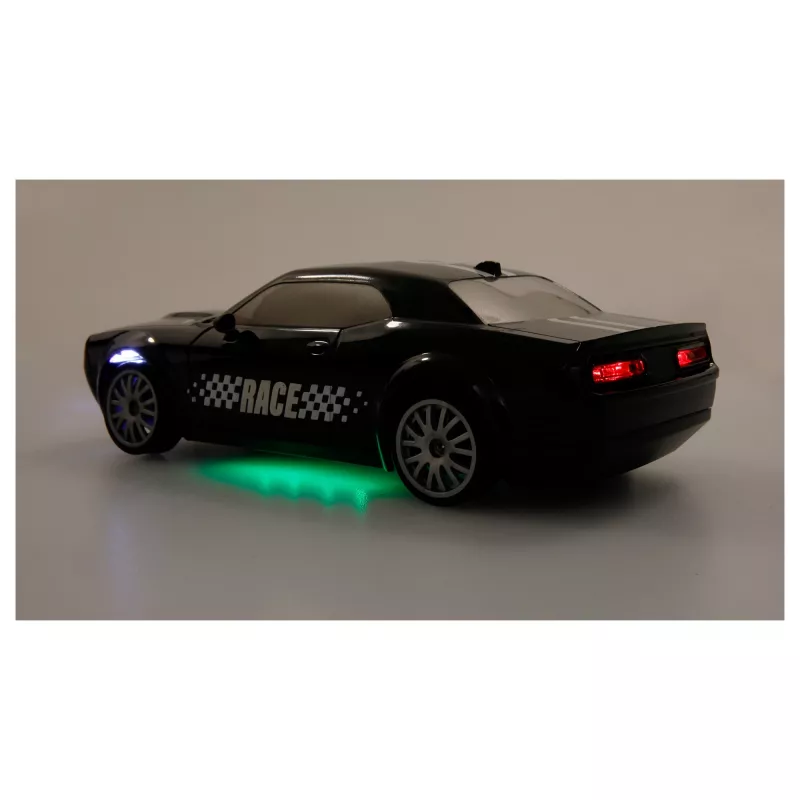 Coche de drift Amewi 21110 4WD 1:20 RTR negro – coche de drift radiocontrol, tracción a las 4 ruedas, escala 1:20