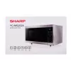 Microondas Sharp YC-MS252AE-S, encimera, 900 W, 25 L, 11 niveles de potencia, manejo táctil, plateado