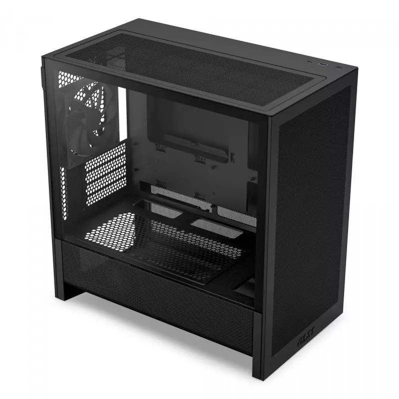 Caja NZXT H3 Flow Micro ATX Airflow - Negro